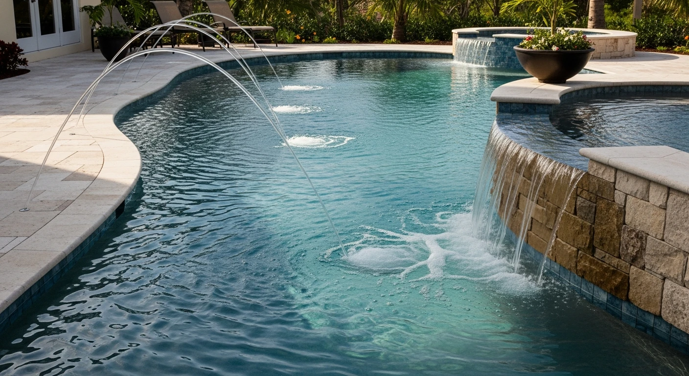 Pool Water Features