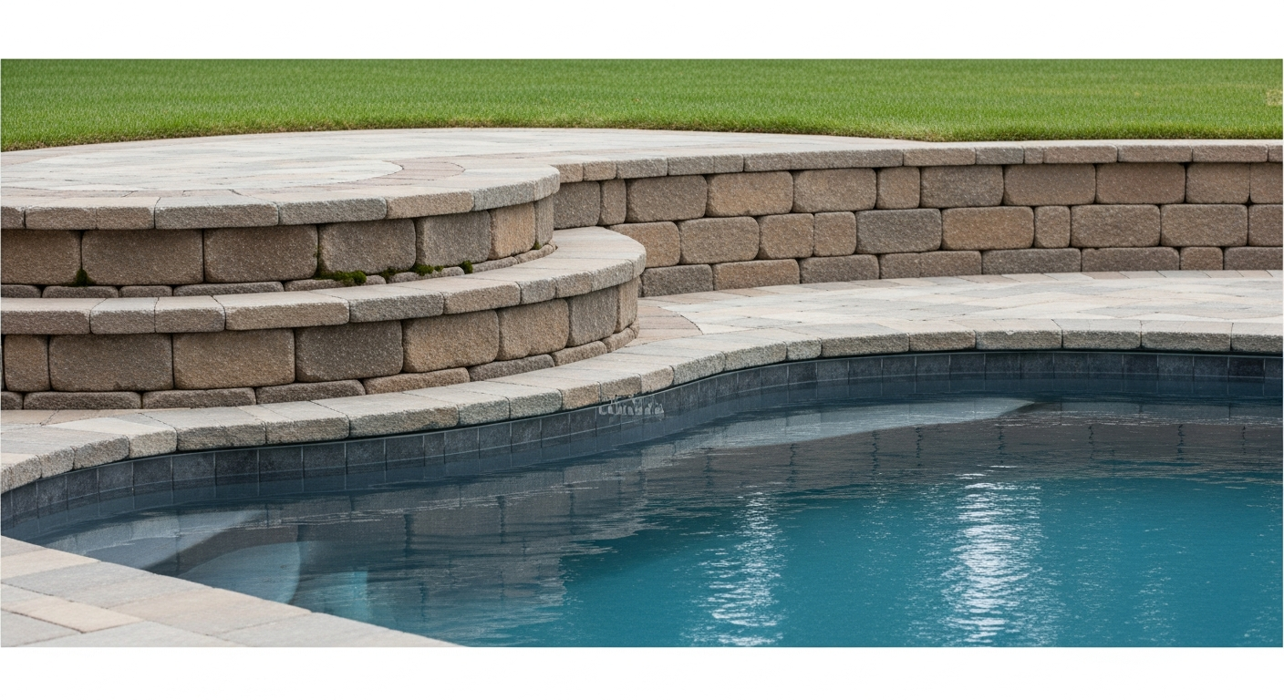 Landscape Pavers Retaining Wall