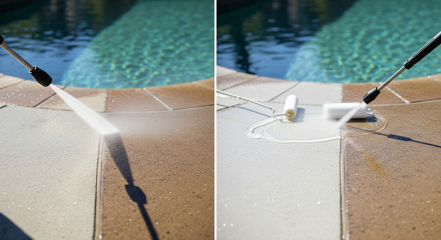 Patio Power Wash And Seal