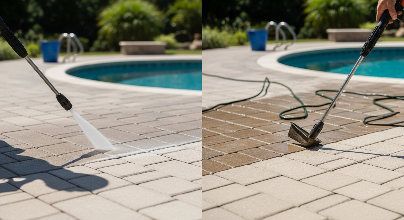 Paver Power Washing And Sealing