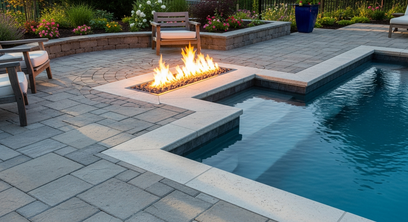 Pavers Around Fire Pit