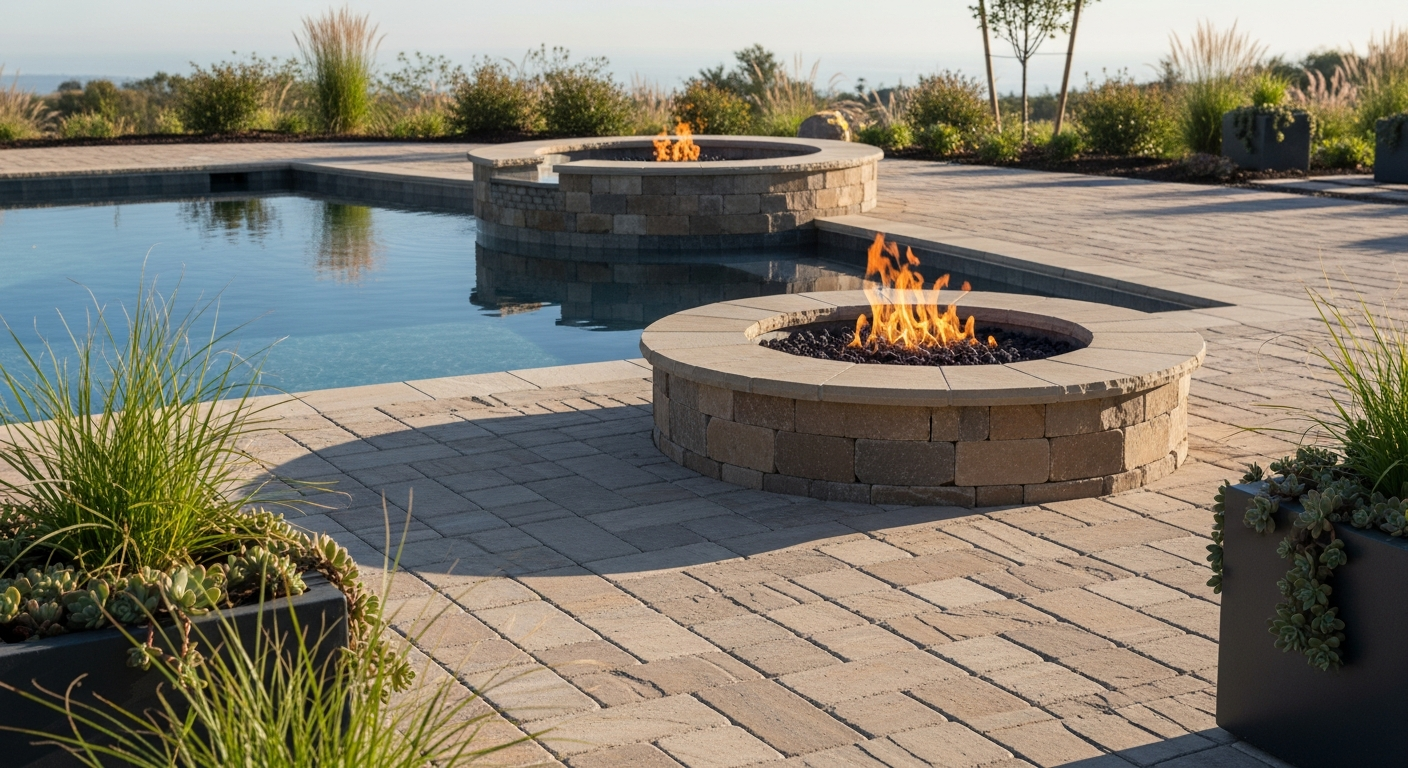 Paving Around Fire Pit