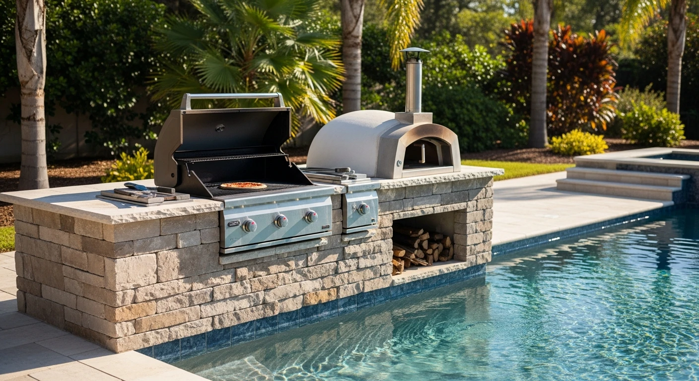 Outdoor Grill and Pizza Oven