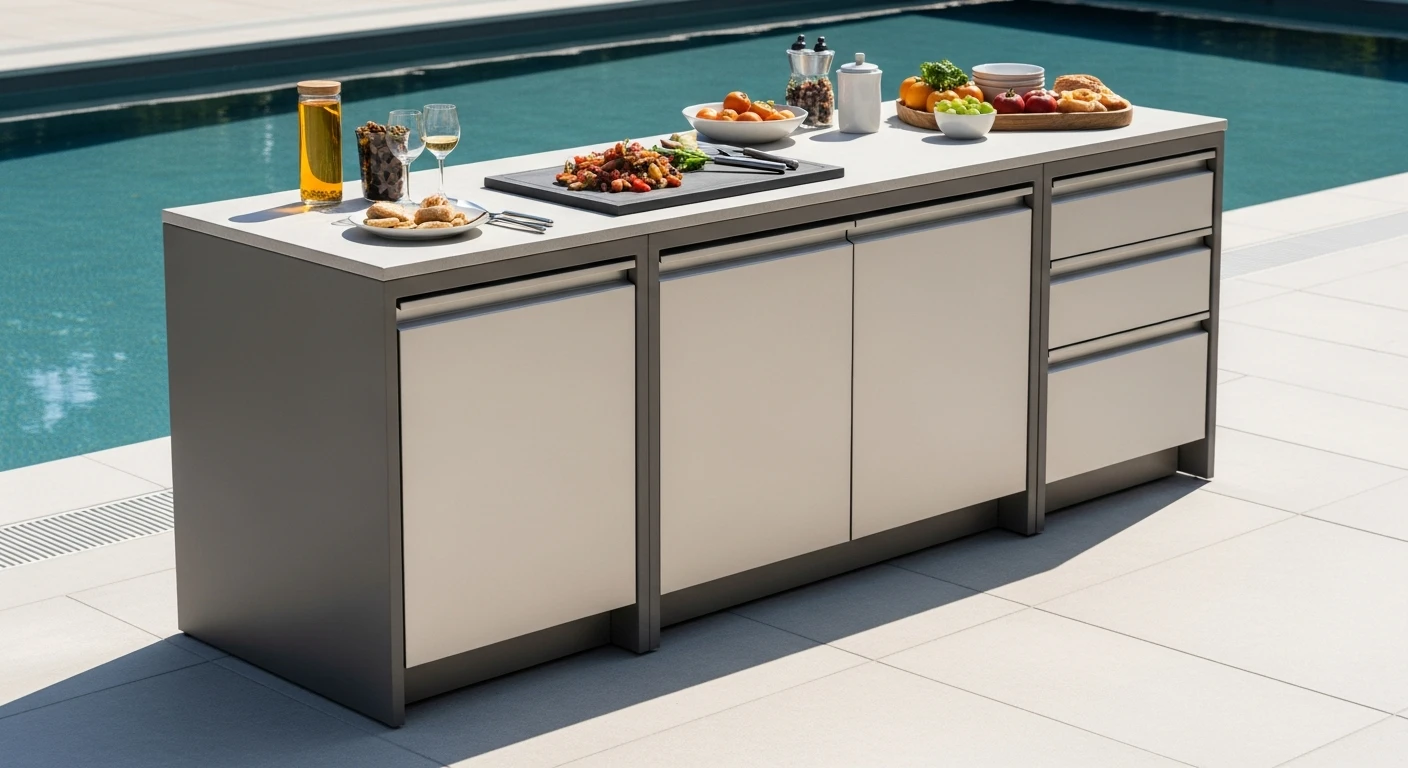 Modular Outdoor Kitchen Cabinets