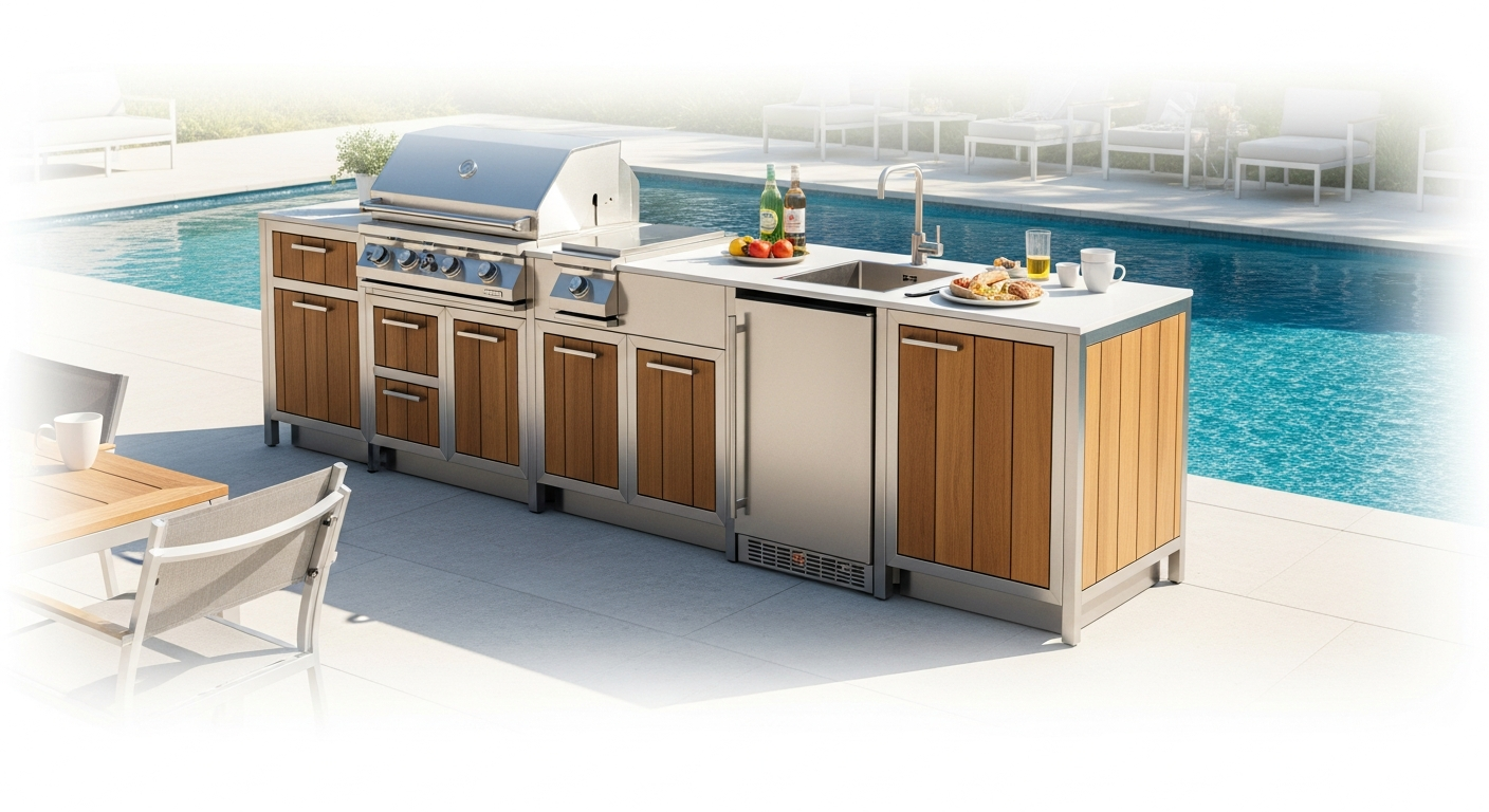Outdoor Modular Kitchen Cabinets