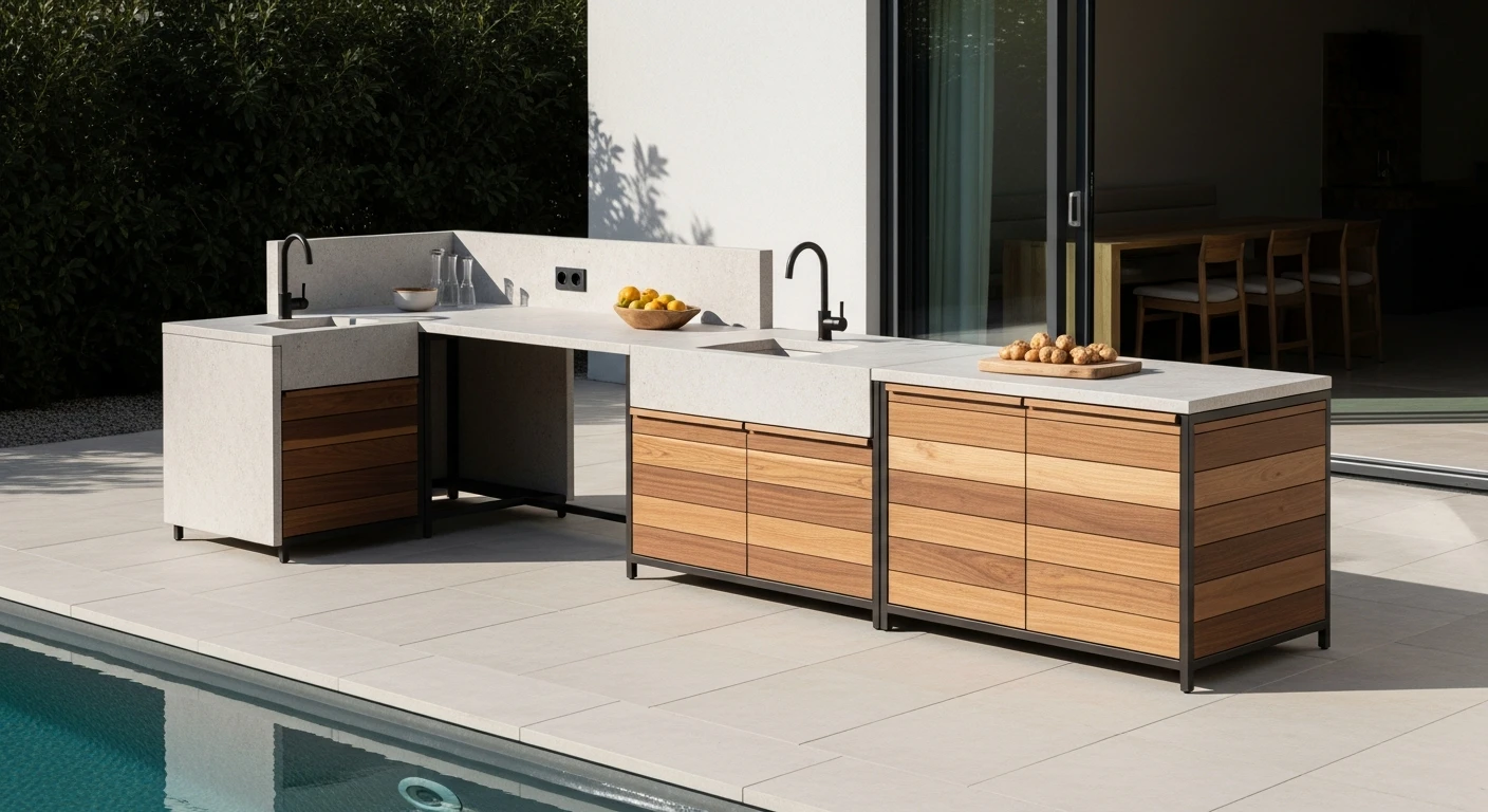 Outdoor Modular Kitchen Units