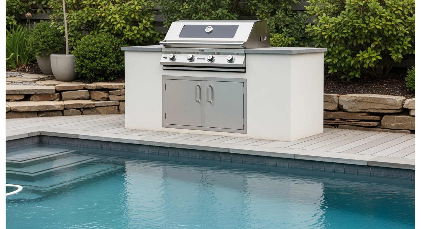 Outdoor Barbecue Cabinets
