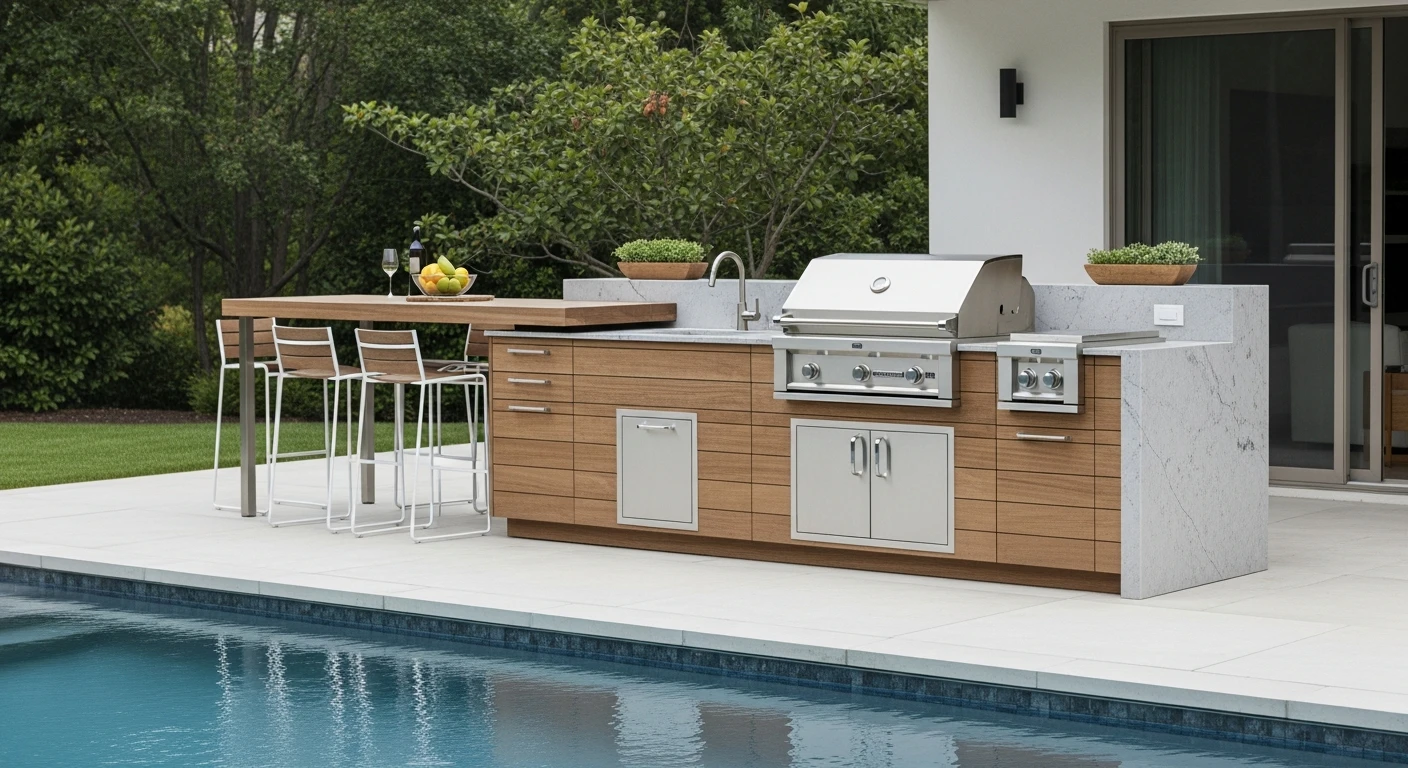 Contemporary Outdoor Kitchen
