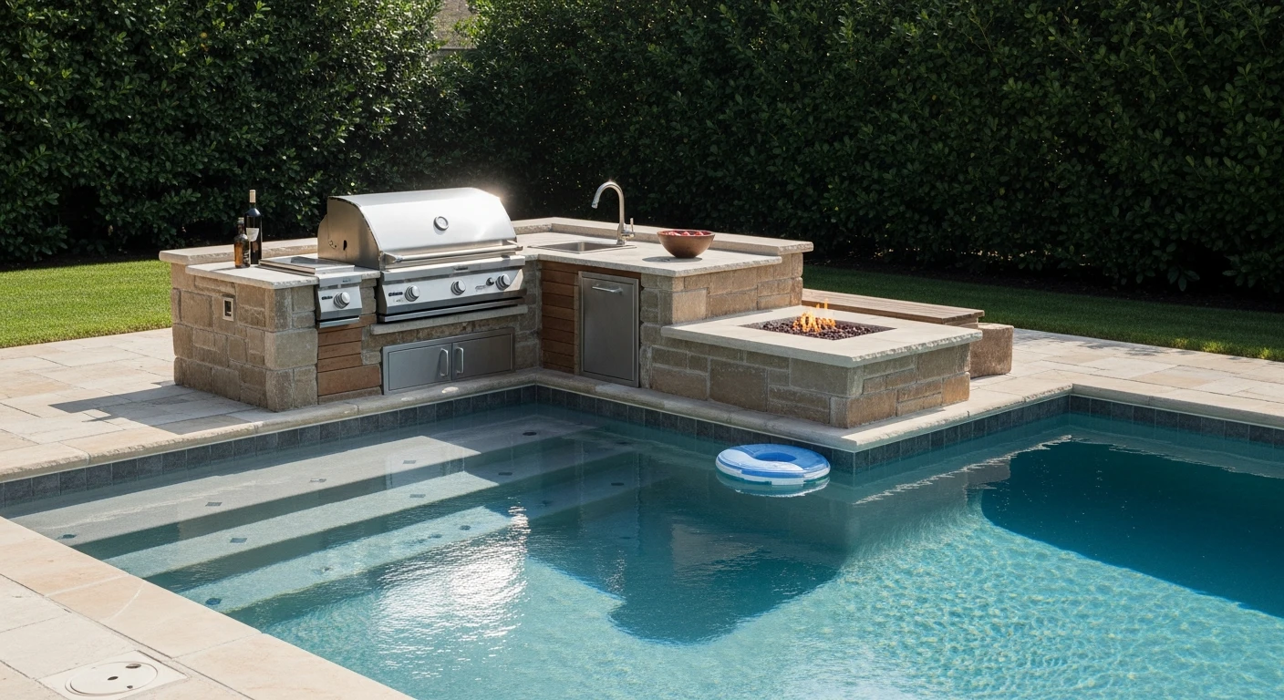 Bonfire Outdoor Kitchen