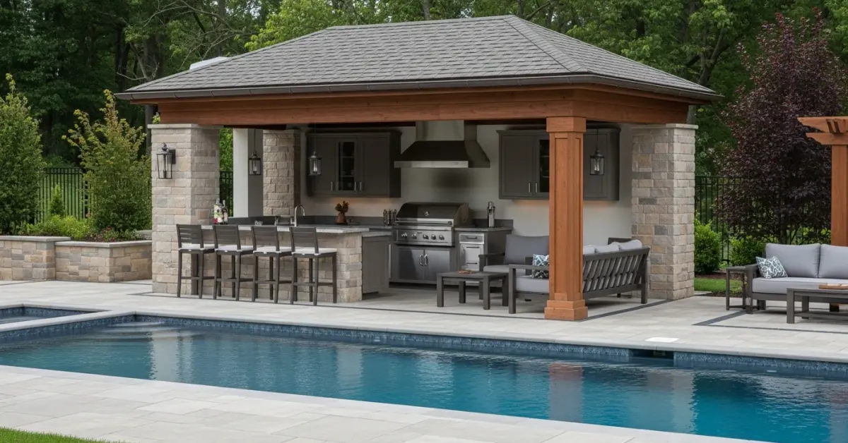 You're envisioning the perfect Sarasota lifestyle: a seamless flow from your pool to a shaded, functional pool house complete with a high-e…