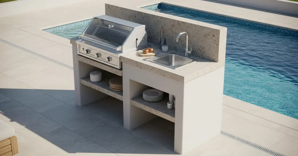 That small corner of your lanai feels underused, a perfect spot for more than just a standalone grill. But how do you fit a sink, a refrige…